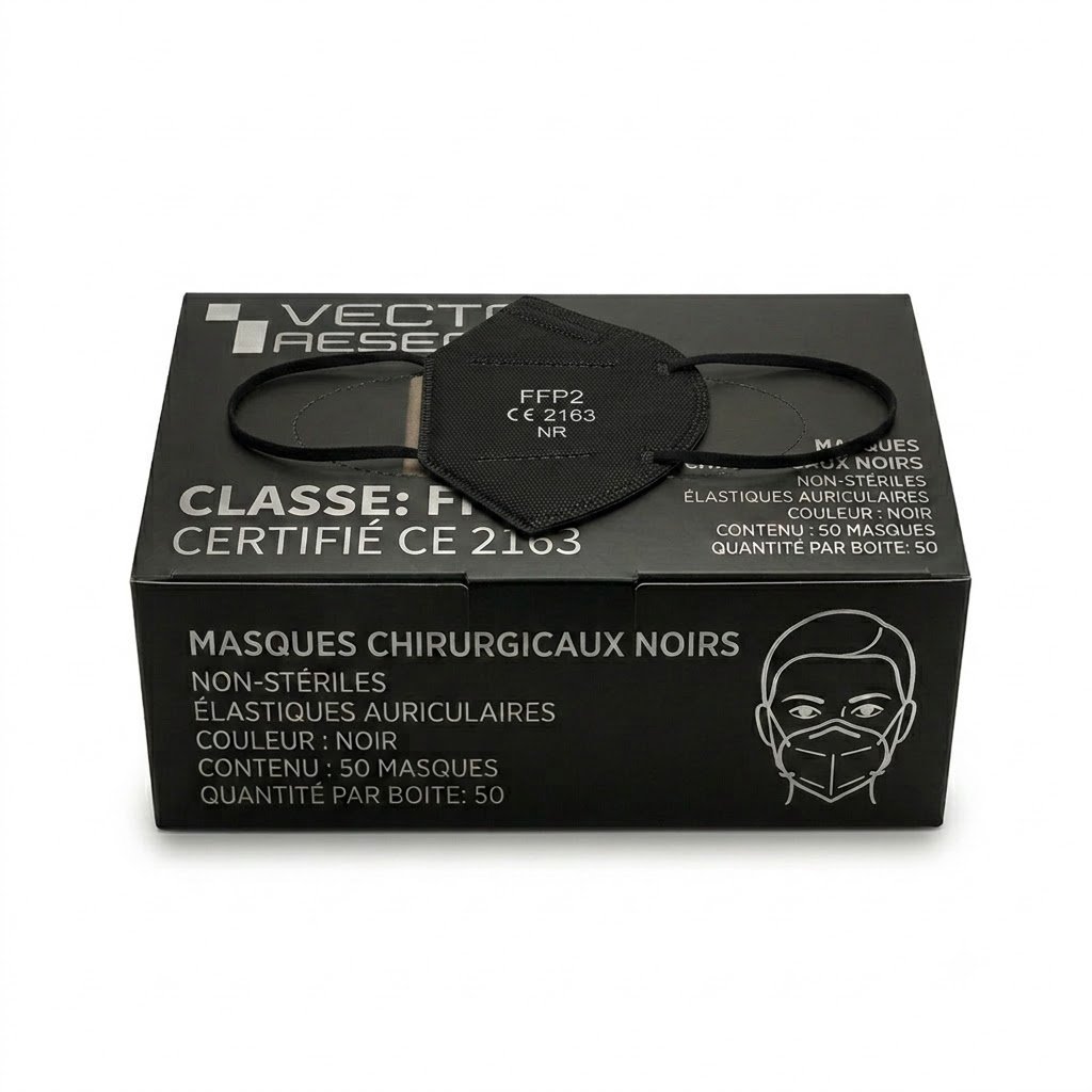 Masques FFP2 noirs